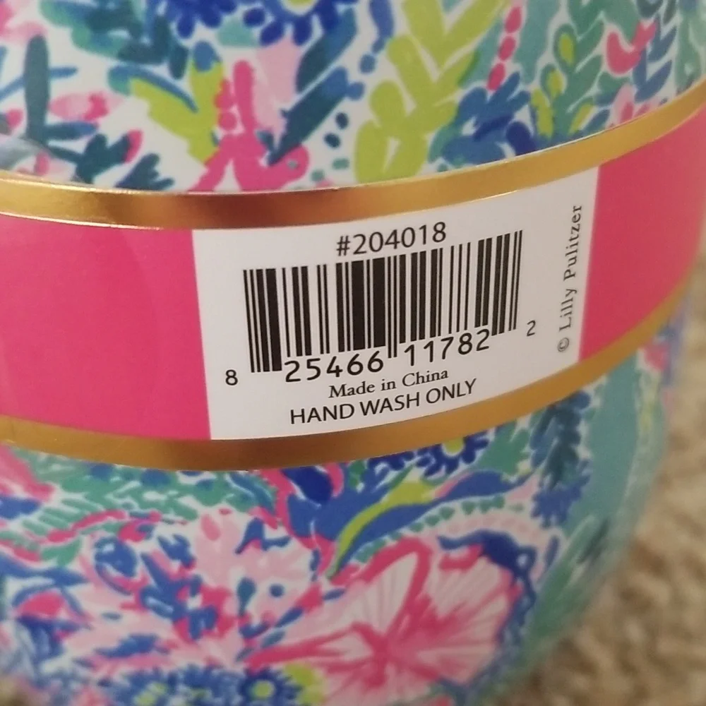 Lilly Pulitzer "Beach You to It" 12 oz Tumbler New in Box - Picture 4 of 6